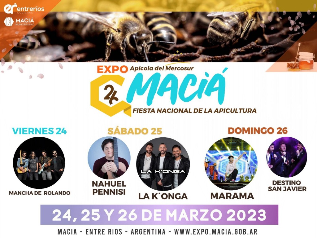 Se viene la Fiesta Nacional de la Apicultura en Maciá 