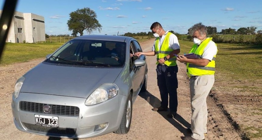 LA MUNICIPALIDAD REALIZÓ CONTROLES EN LOS ACCESOS A LUCAS GONZÁLEZ 