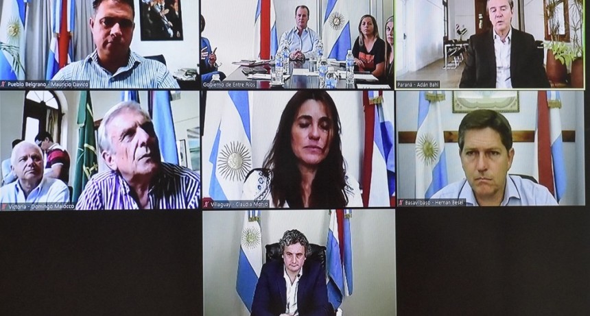 Asistencia social y situación financiera en la agenda de Bordet con intendentes