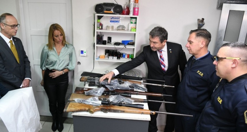El Poder Judicial entregó armas a la Policía de Entre Ríos  