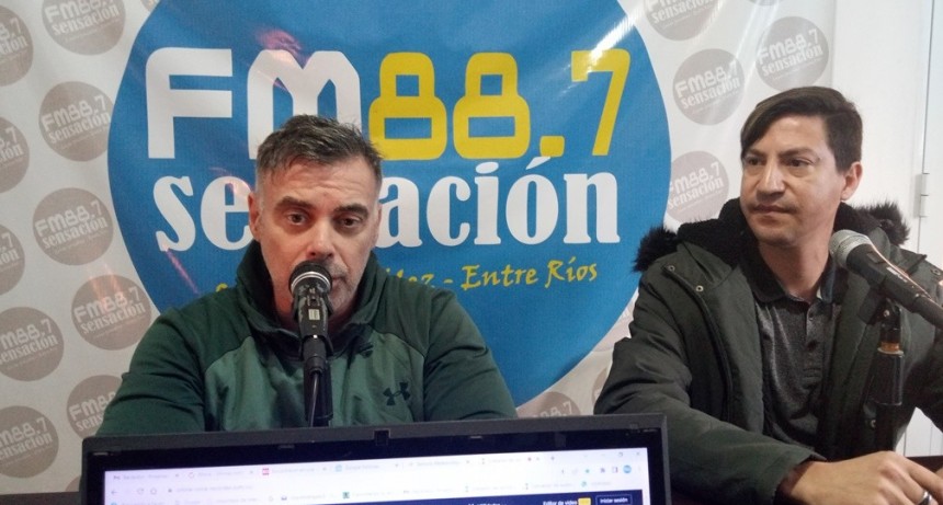 JAVIER ASCÚA Y EMILIANO VERGARA EN FM SENSACIÓN 88.7 