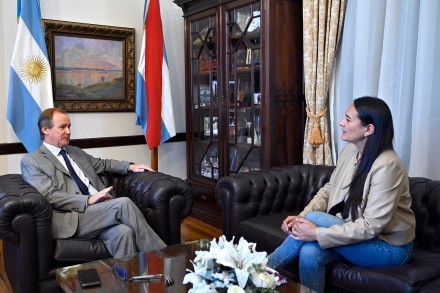 Bordet analizó la agenda de obras del departamento Nogoyá con la Senadora Flavia Maidana