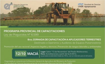 Charla sobre fumigaciones terrestres