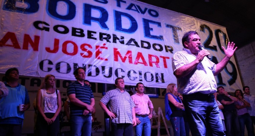 El peronismo de Paraná encolumnado con Bordet