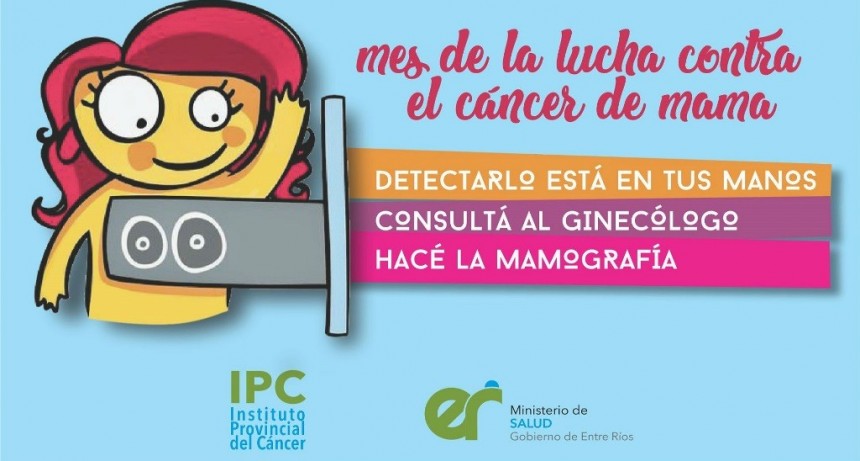 Destinan el mes de octubre para sensibilizar sobre el cáncer de mama