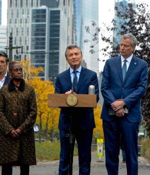 Macri rindió homenaje a los argentinos muertos en Manhattan