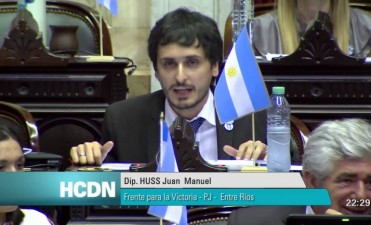 EL DIPUTADO NACIONAL JUAN MANUEL HUSS DEL FPV EXPLICÓ SU VOTO NEGATIVO A LAS REFORMAS JUBILATORIA E IMPOSITIVA